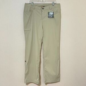 NWT Eddie Bauer Women's Travex Horizon Oyster Pants Size 12 Flexion Travex